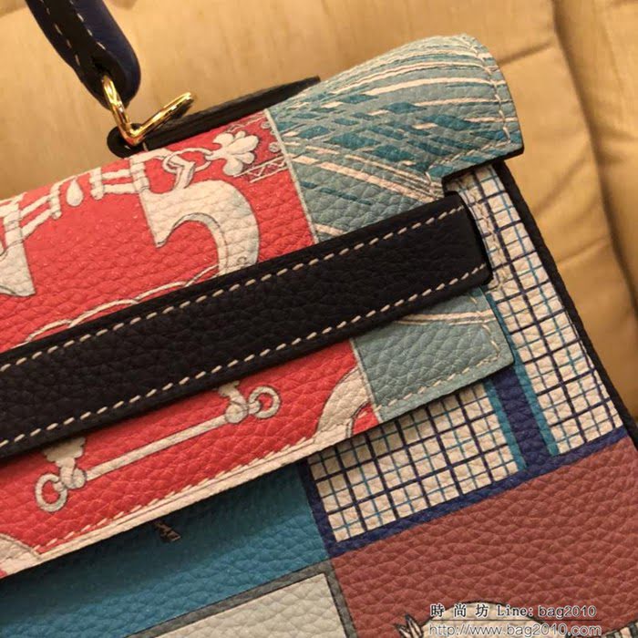 HERMES愛馬仕 凱莉包 2018 hermes kelly 專櫃限量版 莫斯科的冰雪美麗 世界盃紀念版 手提包  Ama1048